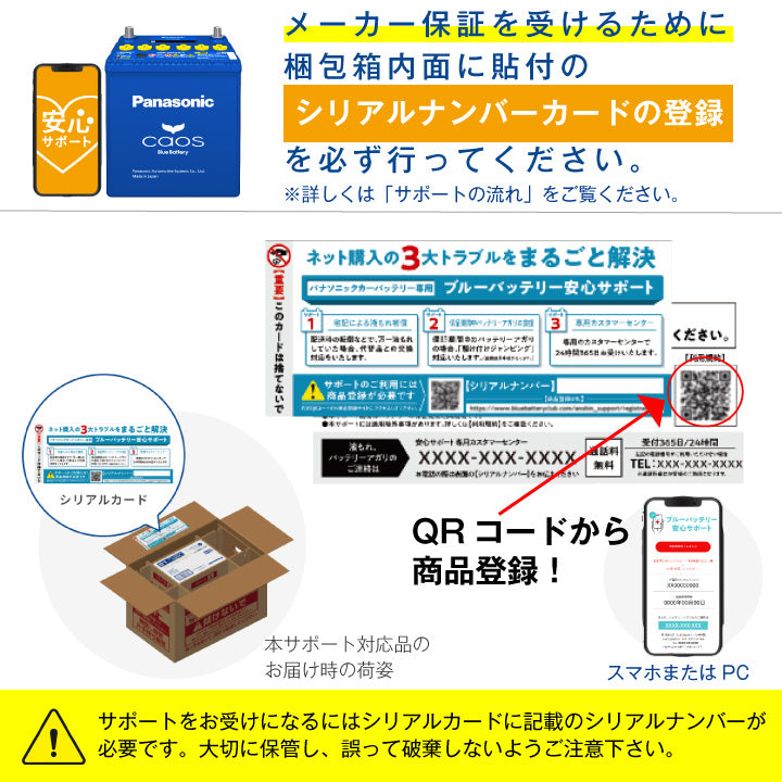 Panasonic CAOS 145D31R/C8(充電制御車対応) 自動車用バッテリー