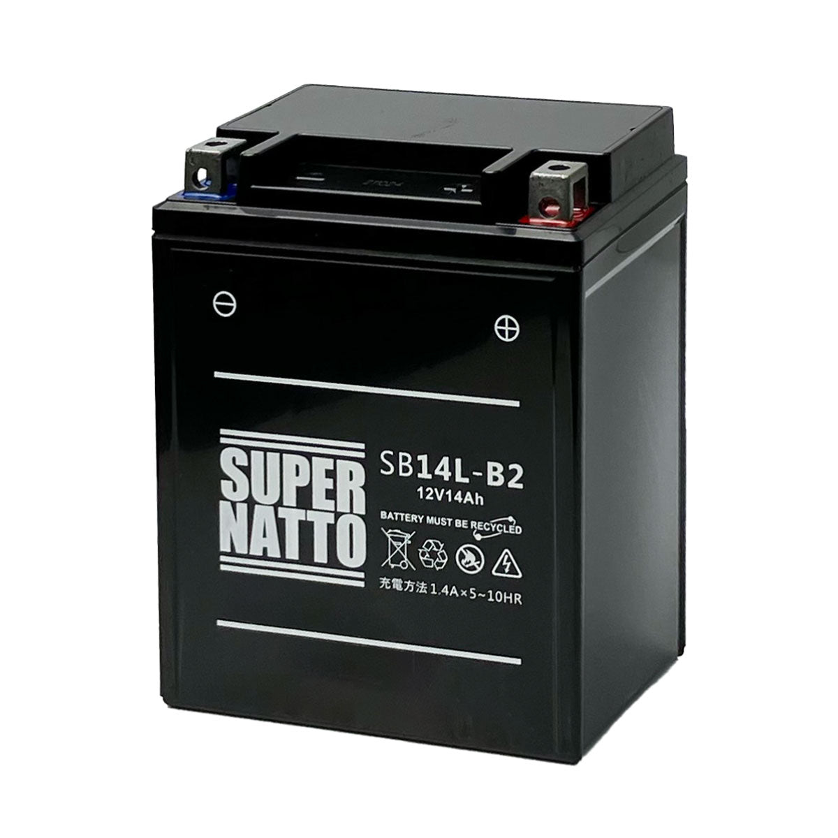 スーパーナット SB14L-B2 (シールド型) バイク用バッテリー