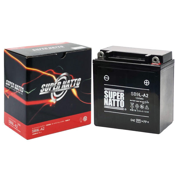 スーパーナット SB9L-A2 (シールド型) バイク用バッテリー