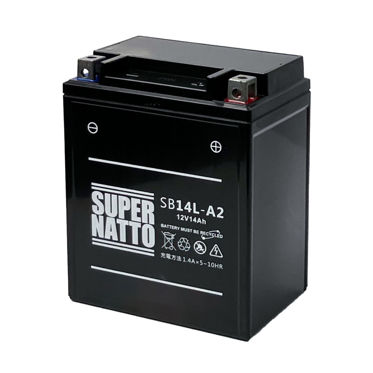 スーパーナット SB14L-A2 (シールド型) バイク用バッテリー