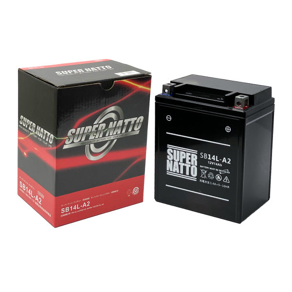 スーパーナット SB14L-A2 (シールド型) バイク用バッテリー