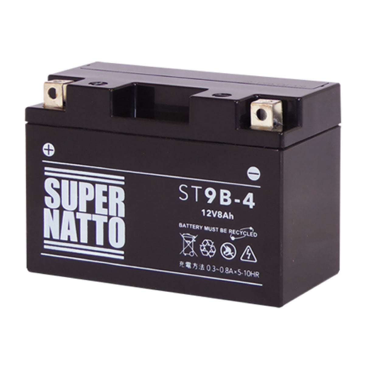 ST9B-4 ◆ バイク用バッテリー ◆ スーパーナット(液入済)