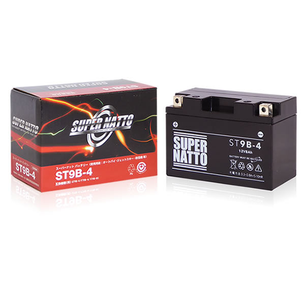 スーパーナット ST9B-4 (シールド型) バイク用バッテリー