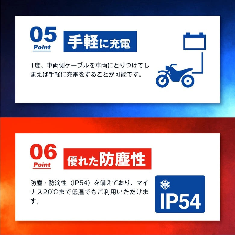 TecMATE TM-577 OptiMATE 2 Duo 4バンク リン酸鉄リチウム兼12V鉛バッテリー充電器 12V/12.8V 2A出力 テックメイト オプティメイト