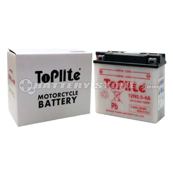 台湾ユアサ 12N5.5-4A (開放型) バイク用バッテリー