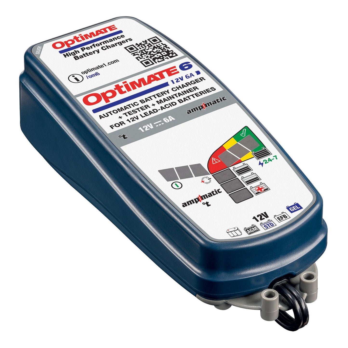 TecMATE OptiMATE 6 Ampmatic バッテリー充電器 TM-367