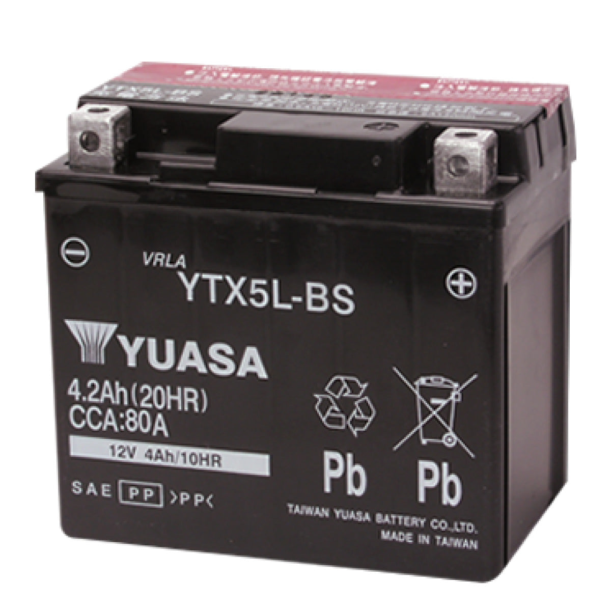 台湾ユアサ YTX5L-BS (密閉型) バイク用バッテリー