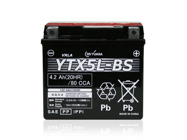 GSユアサ YTX5L-BS (密閉型) バイク用バッテリー