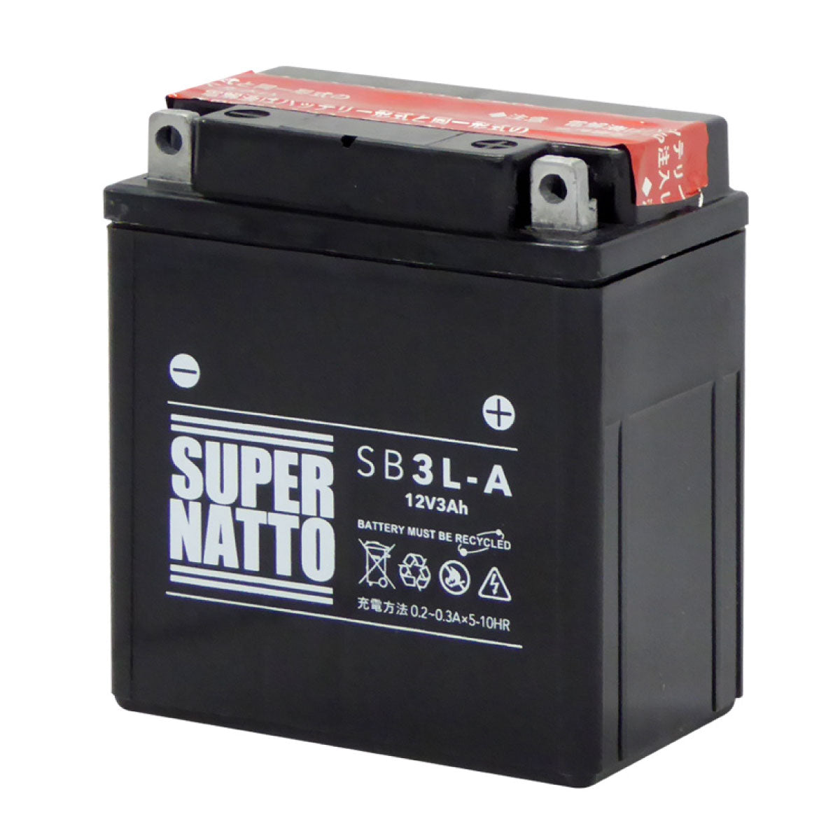 スーパーナット SB3L-A （密閉型） バイク用バッテリー – バッテリーストア.com
