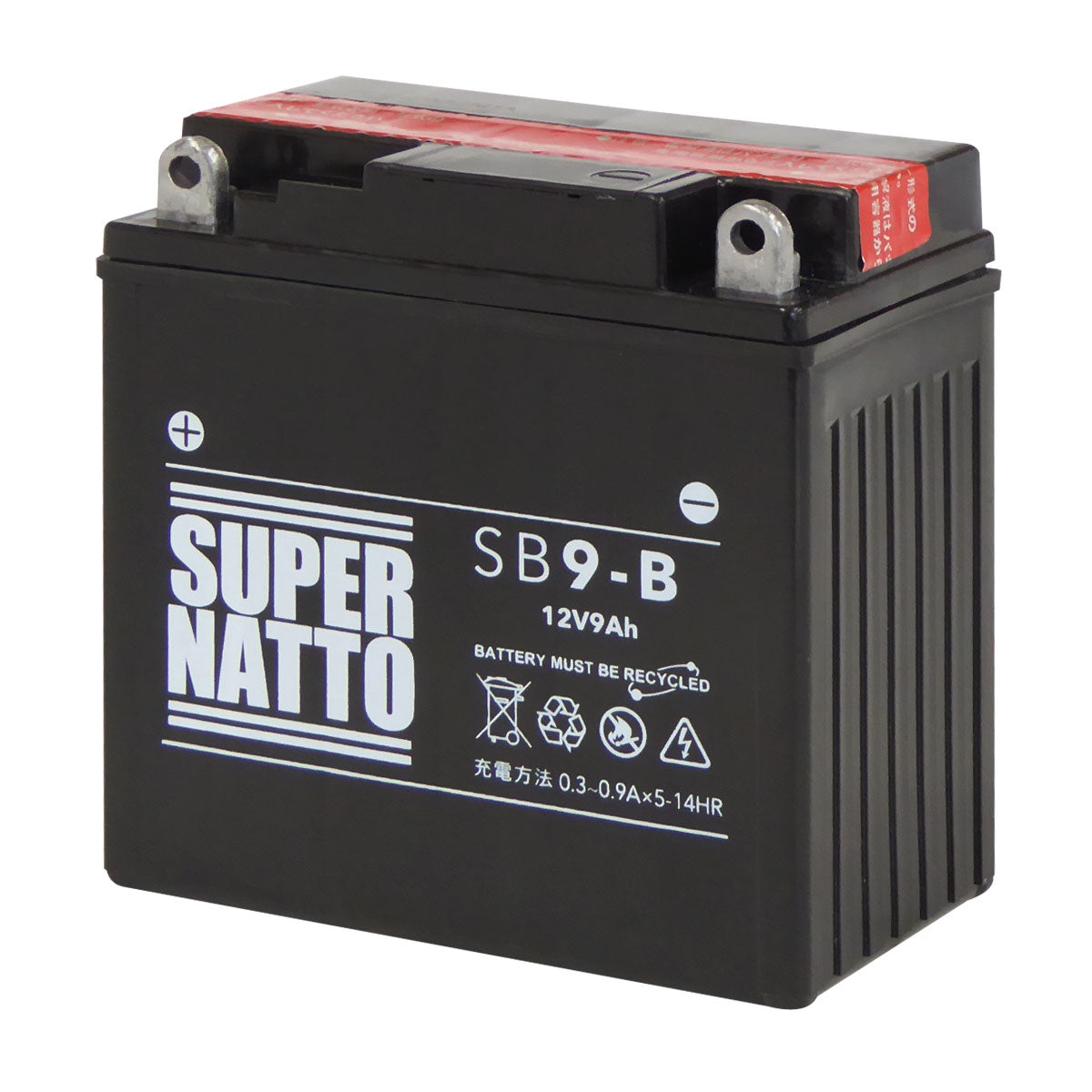 スーパーナット SB9-B （密閉型） バイク用バッテリー – バッテリーストア.com