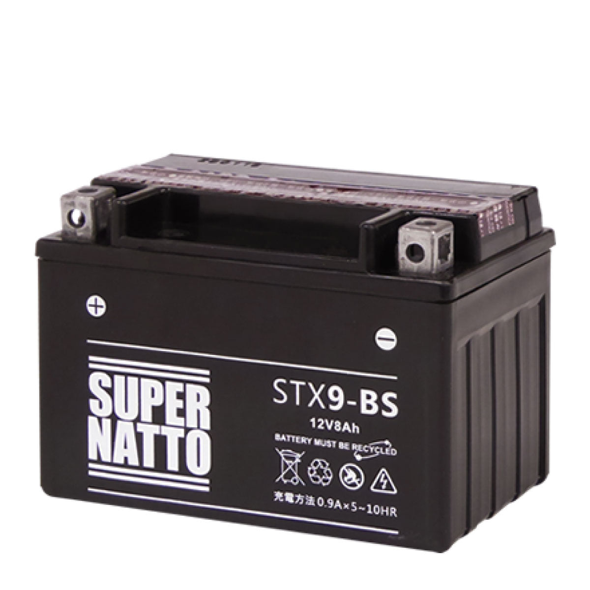 スーパーナット STX9-BS （密閉型） バイク用バッテリー – バッテリー