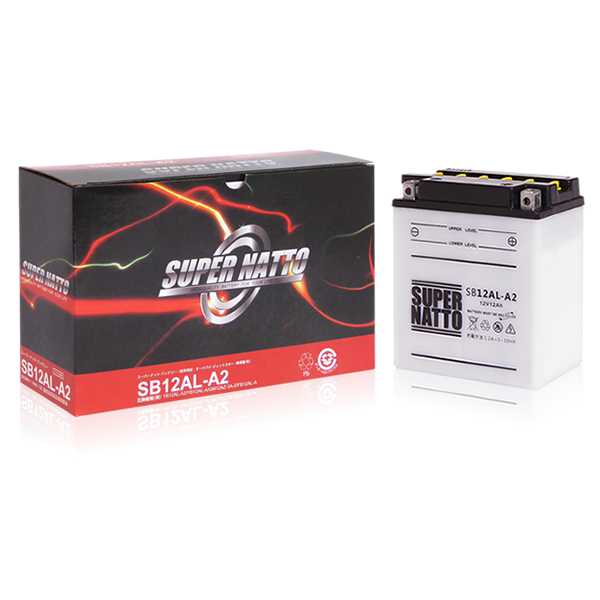 スーパーナット SB12AL-A2 (開放型) バイク用バッテリー