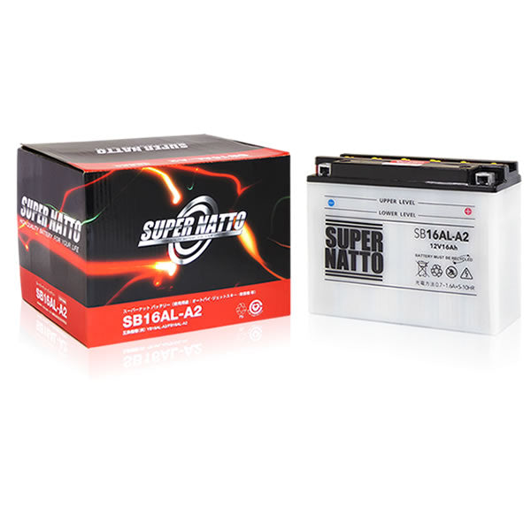 スーパーナット SB16AL-A2 (開放型) バイク用バッテリー