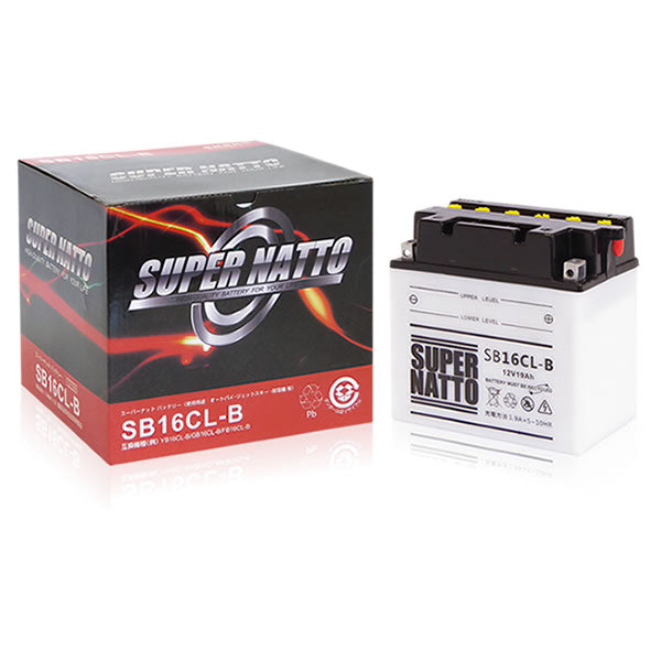 スーパーナット SB16CL-B (開放型) ジェットスキー用バッテリー