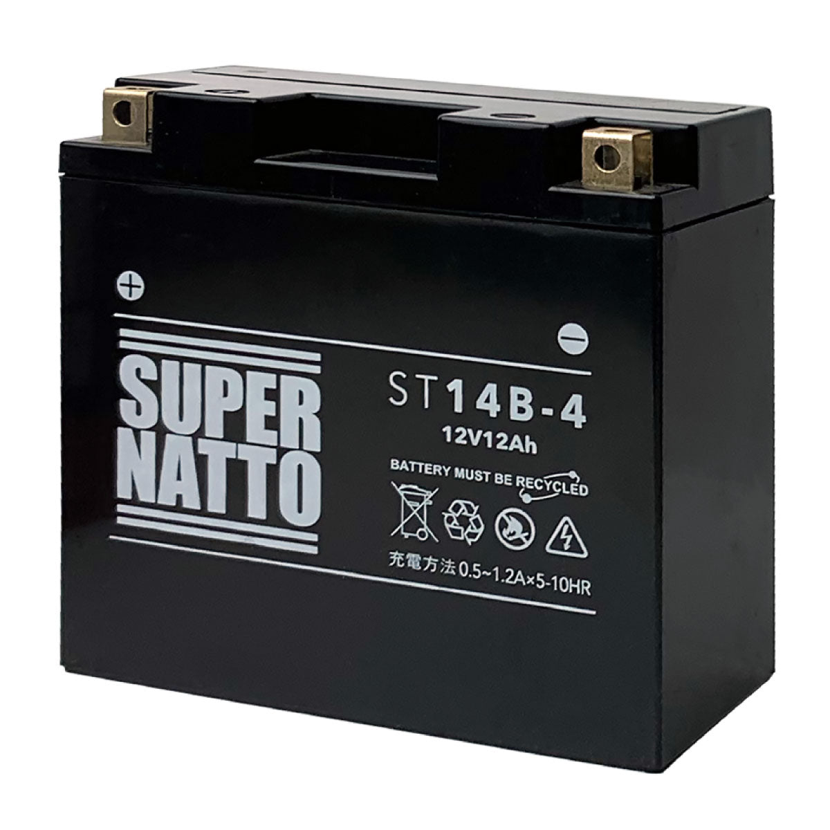 スーパーナット ST14B-4 (シールド型) バイク用バッテリー