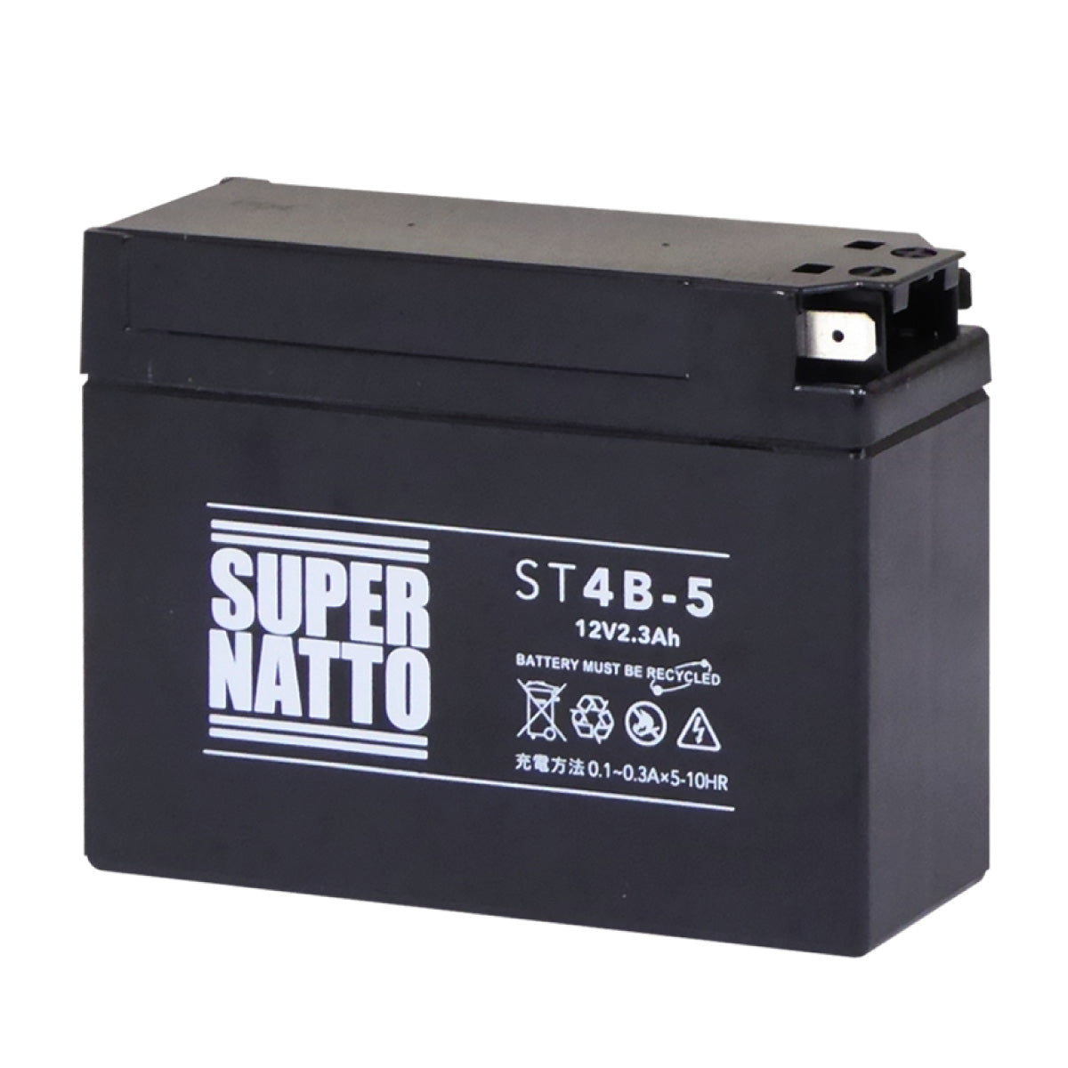 ST4B-5 ◆ バイク用バッテリー ◆ スーパーナット(液入済)