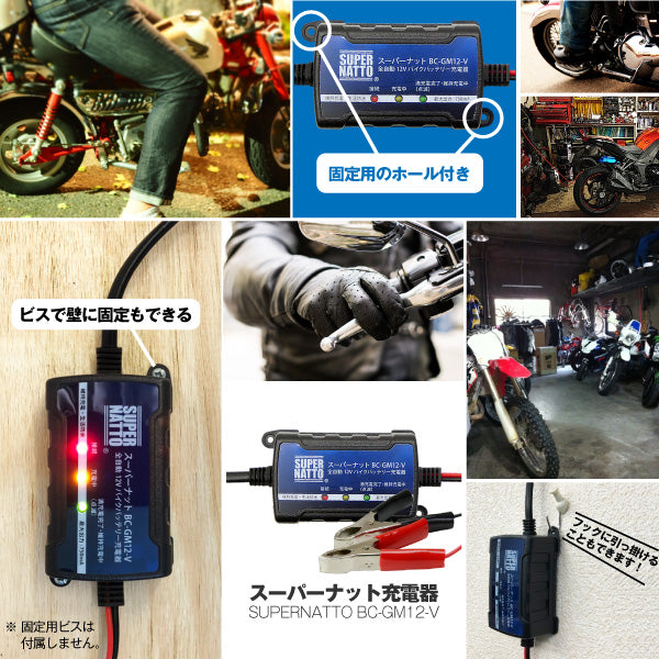 スーパーナット バッテリー充電器 BCGM-12(12V専用)