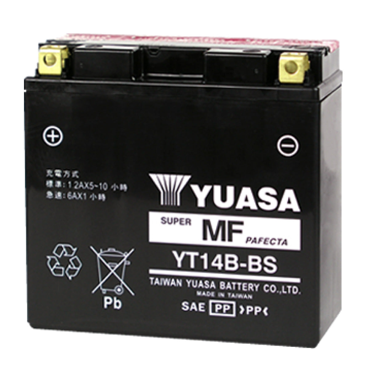 台湾ユアサ YT14B-BS （密閉型） バイク用バッテリー – バッテリー