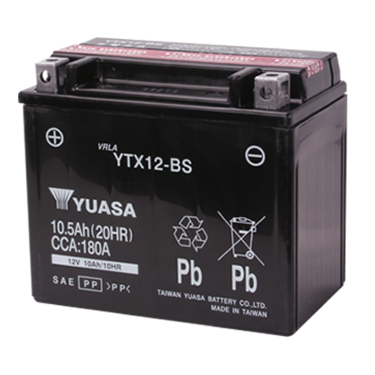 台湾ユアサ YTX12-BS (密閉型) バイク用バッテリー