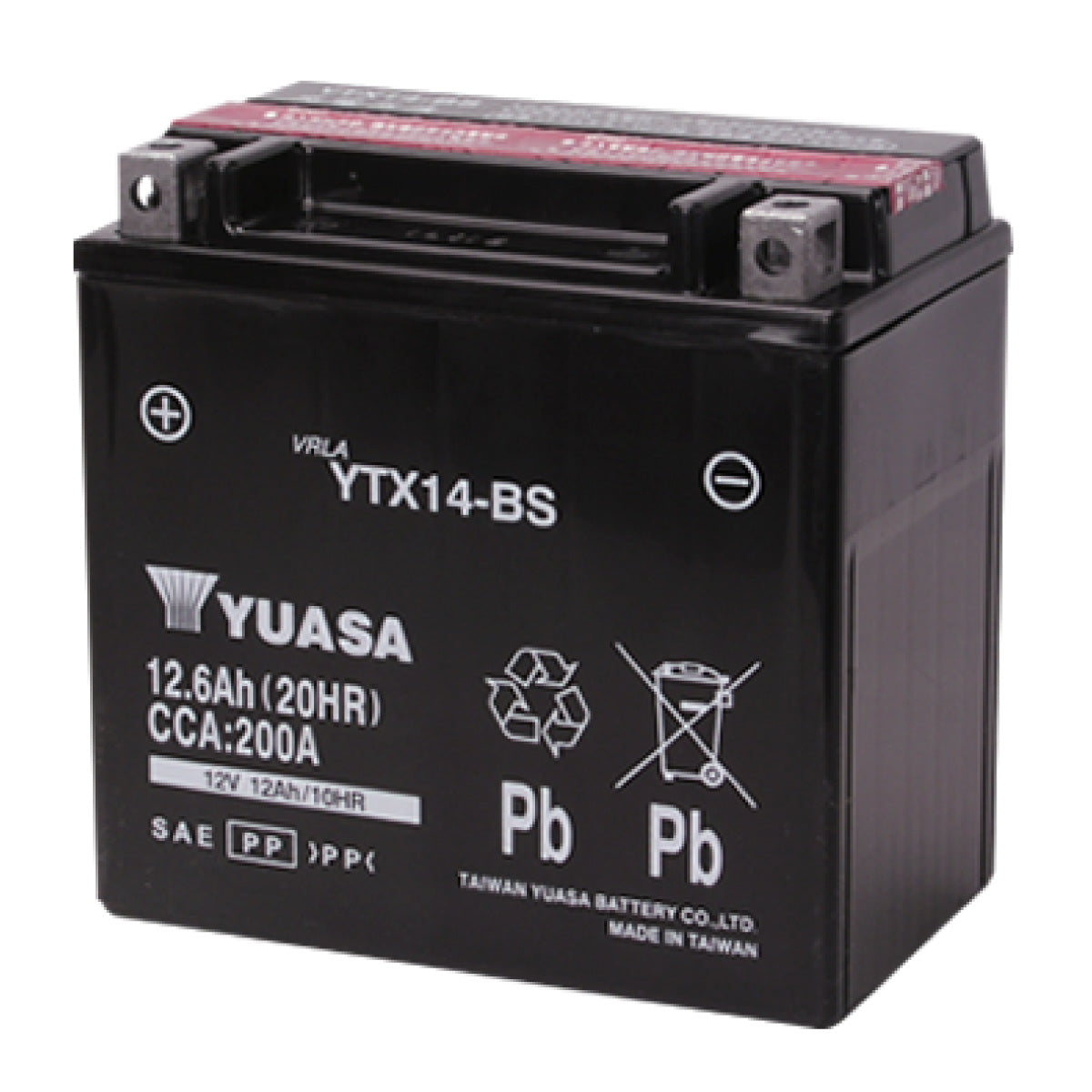 台湾ユアサ YTX14-BS (密閉型) バイク用バッテリー