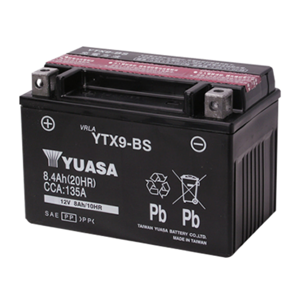 台湾ユアサ YTX9-BS (密閉型) バイク用バッテリー