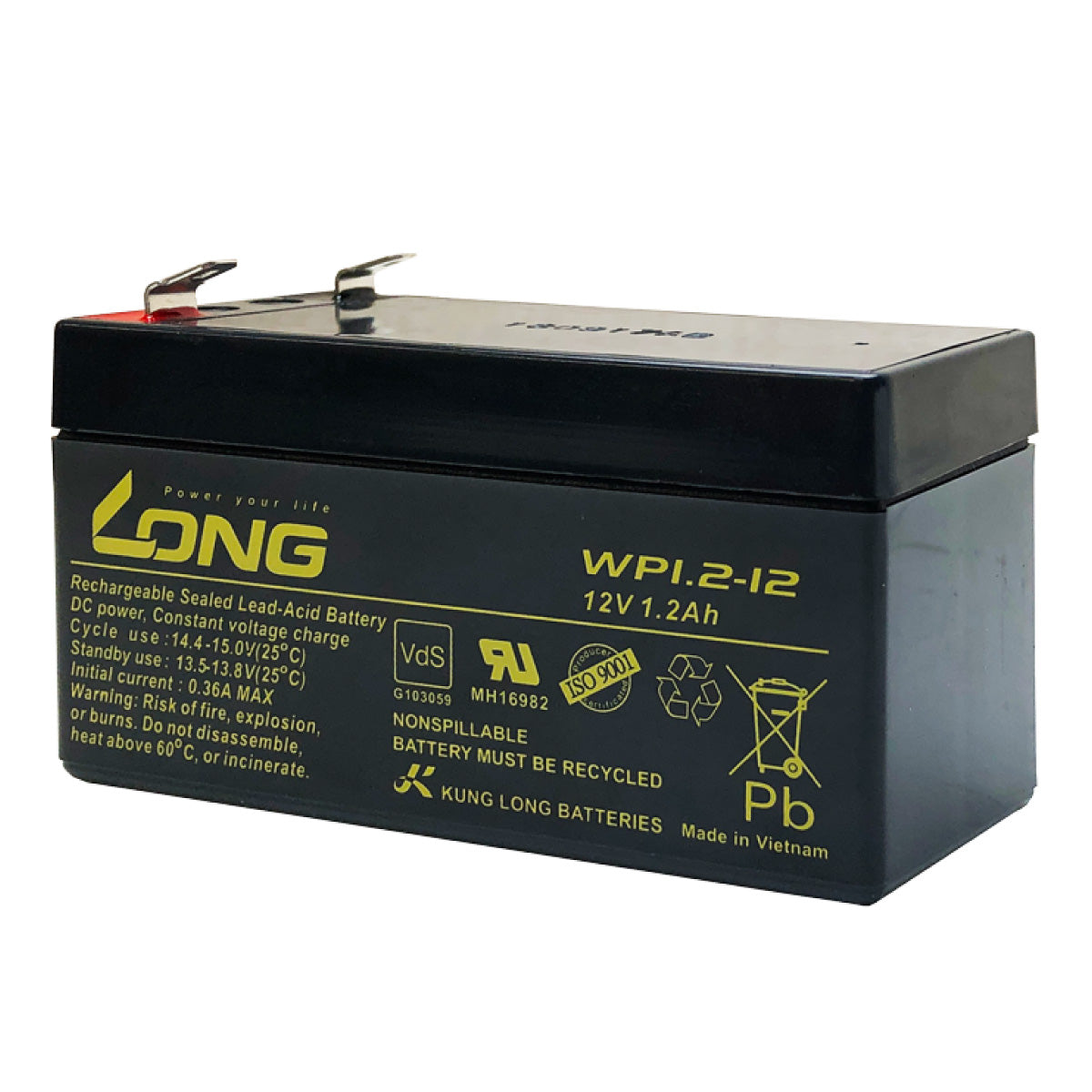 新品 LONG バッテリー WP12-12 12V12Ah UPS用 APC UPS1000 対応 溶接機 移動無線 音響機器 セニアカー 電動バイク 電動リール 多目的