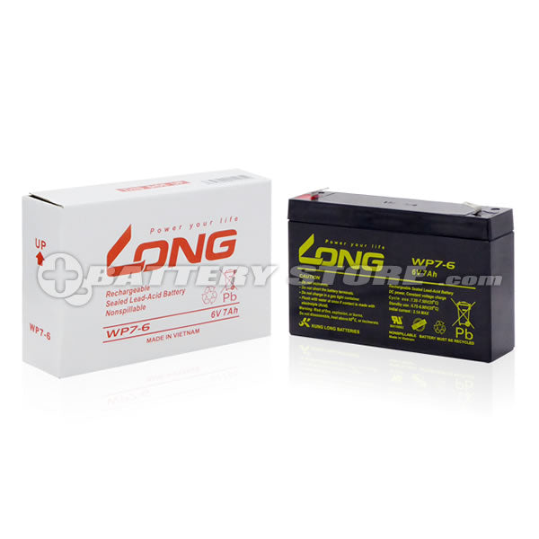 LONG WP7-6 サイクルバッテリー