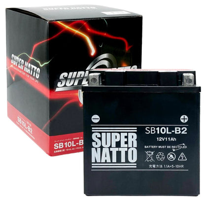 スーパーナット SB10L-B2（密閉型） バイク用バッテリー