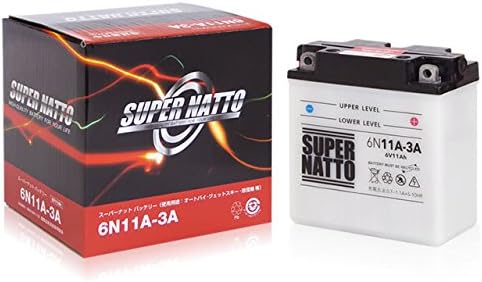 スーパーナット 6N11A-3A （開放型） バイク用バッテリー