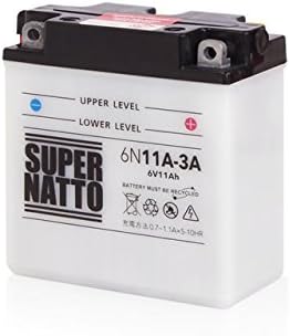 スーパーナット 6N11A-3A （開放型） バイク用バッテリー