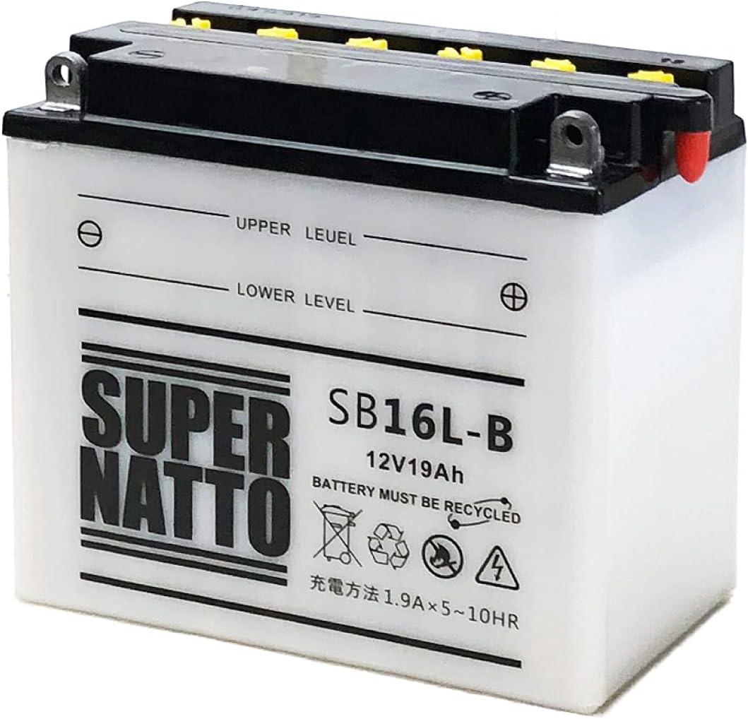 スーパーナット SB16L-B （開放型） バイク用バッテリー