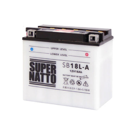 スーパーナット SB18L-A （開放型） バイク用バッテリー