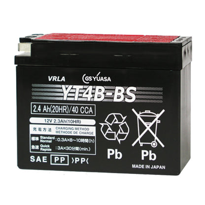 GSユアサ YT4B-BS （密閉型） バイク用バッテリー