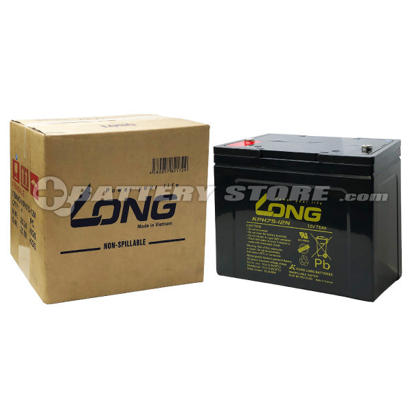 LONG KPH75-12N サイクルバッテリー – バッテリーストア.com