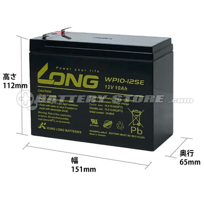 LONG WP10-12SE サイクルバッテリー