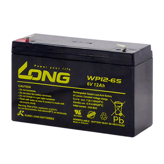 LONG WP12-6S サイクルバッテリー