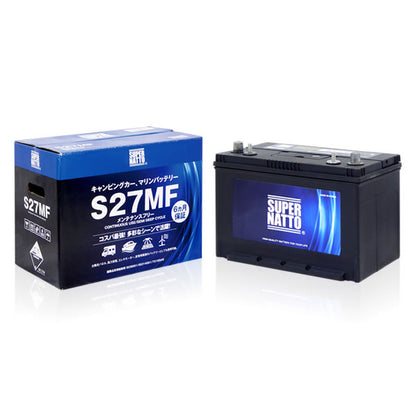 スーパーナット S27-MF セミディープサイクルバッテリー