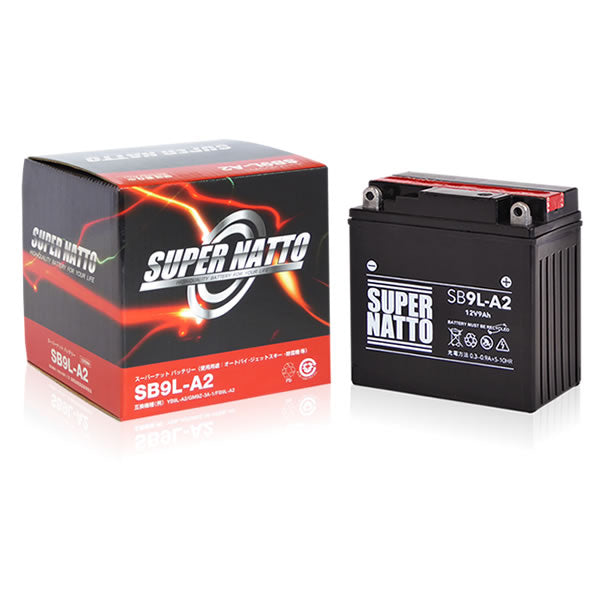 スーパーナット SB9L-A2 （密閉型） バイク用バッテリー