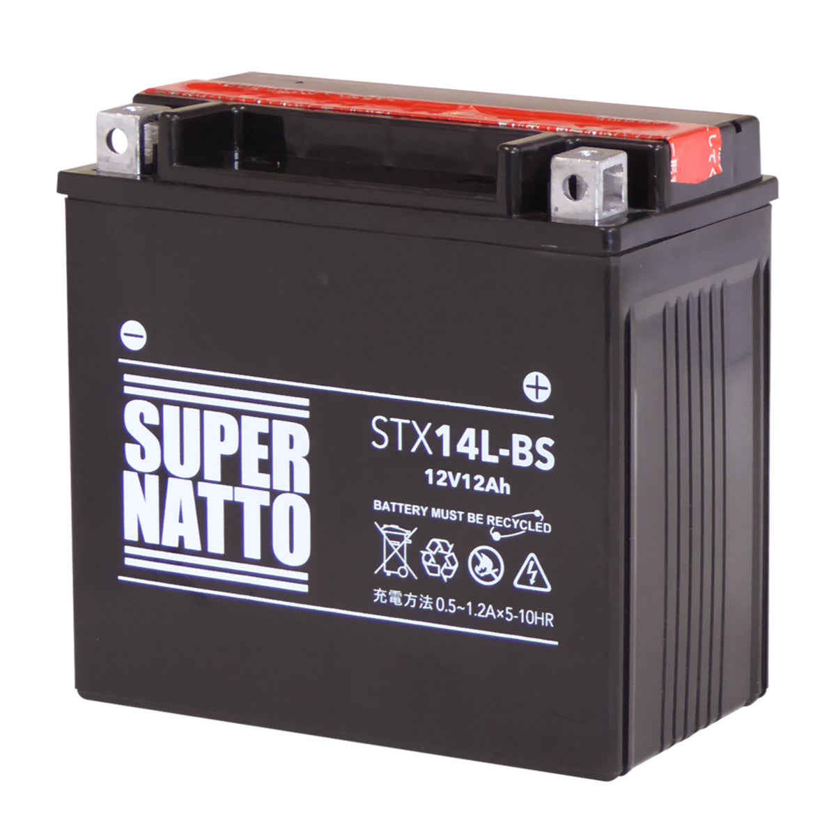 スーパーナット STX14L-BS （密閉型） バイク用バッテリー