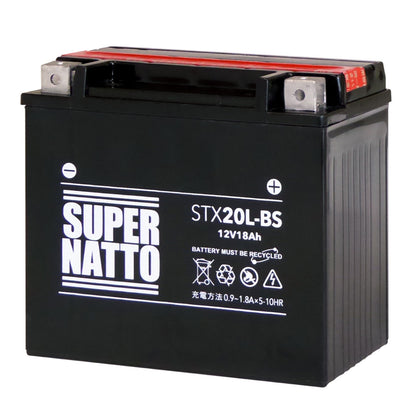 スーパーナット STX20L-BS （密閉型） ジェットスキー用バッテリー