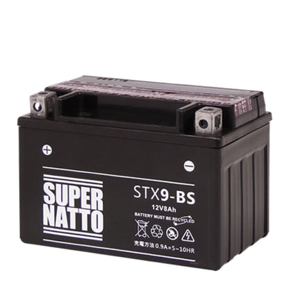 スーパーナット STX9-BS （密閉型） バイク用バッテリー