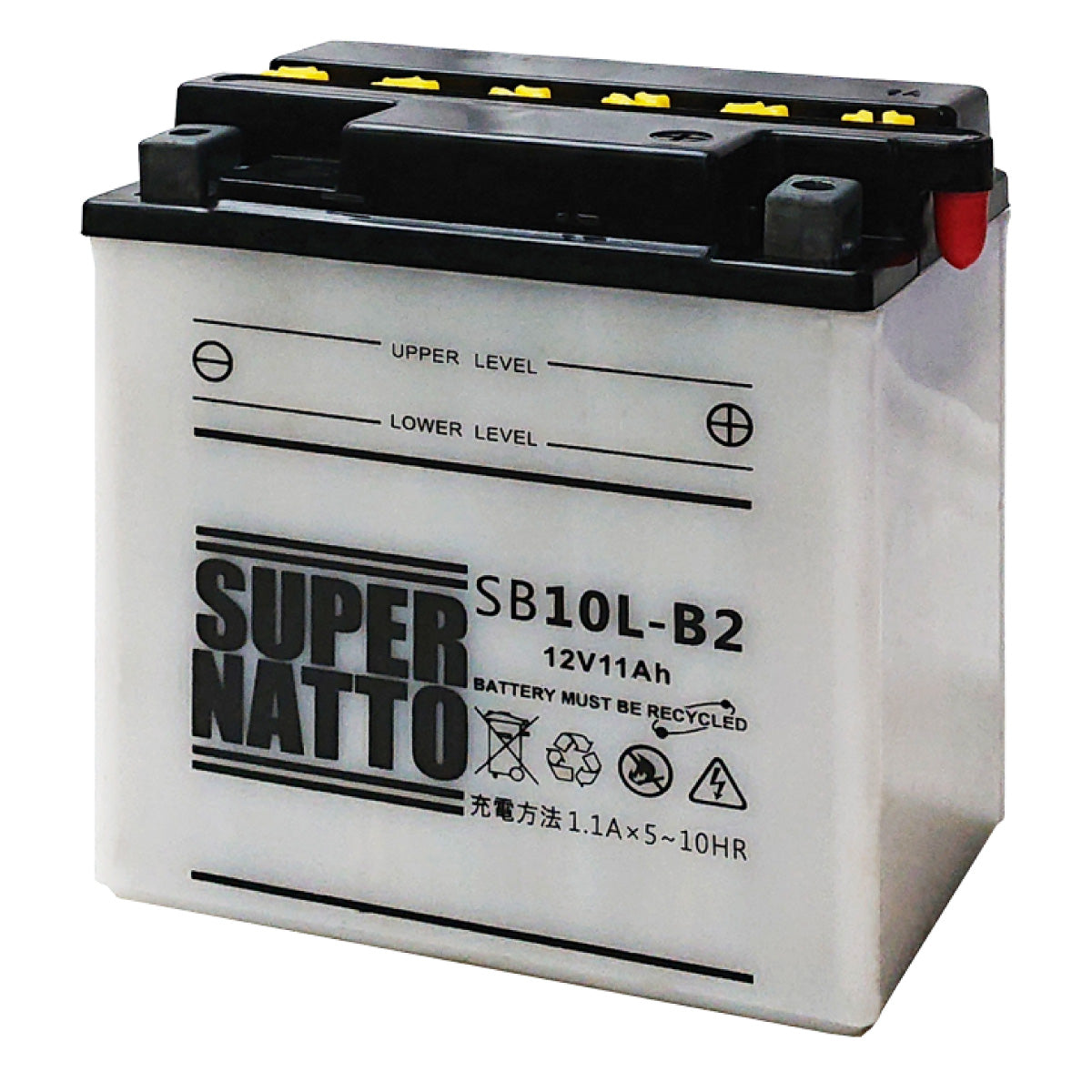 スーパーナット SB10L-B2 （開放型） バイク用バッテリー