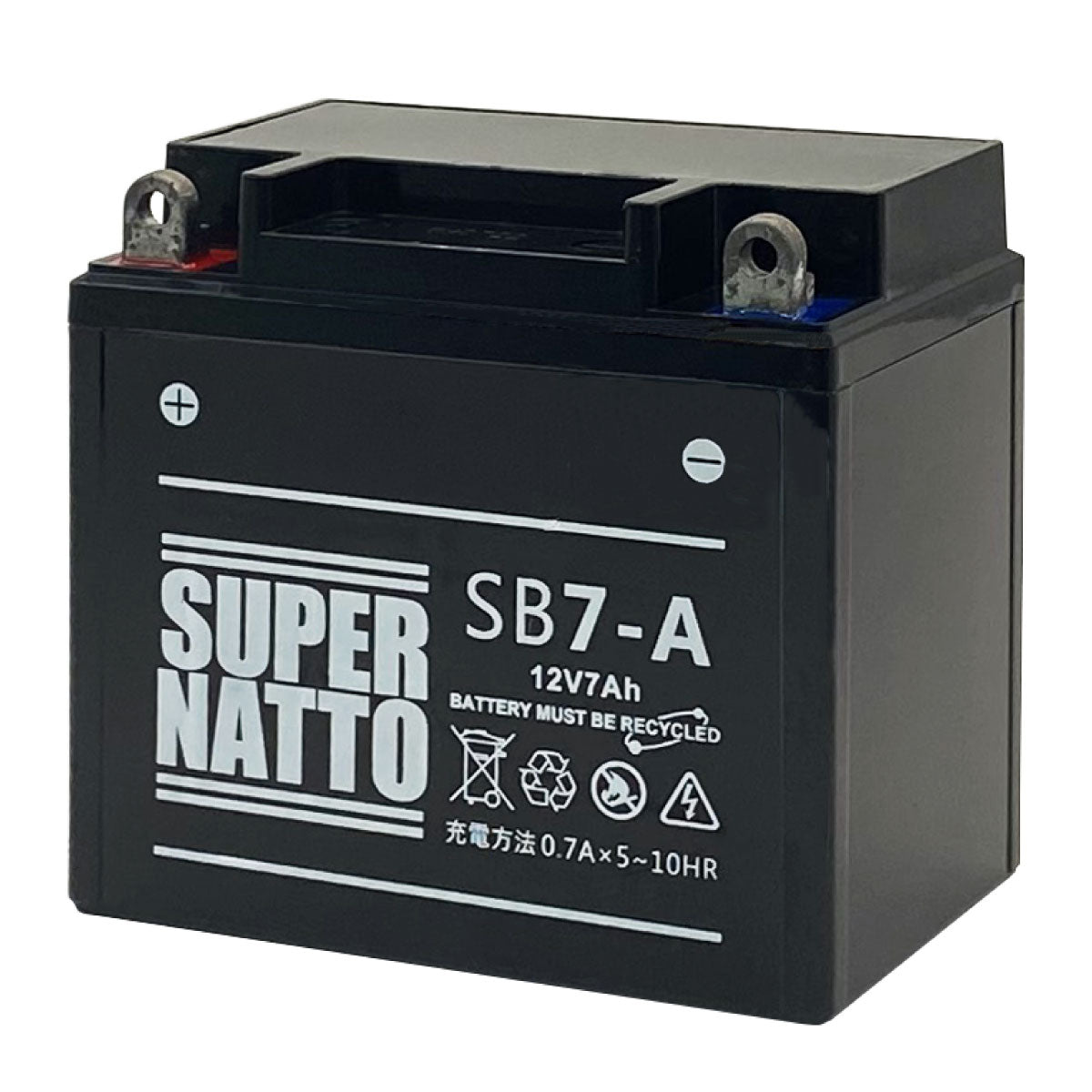 スーパーナット SB7-A （シールド型） バイク用バッテリー
