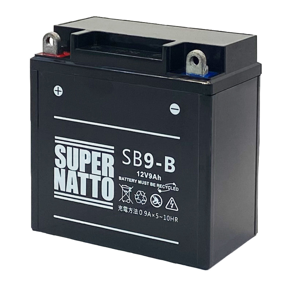 スーパーナット SB9-B （シールド型） バイク用バッテリー
