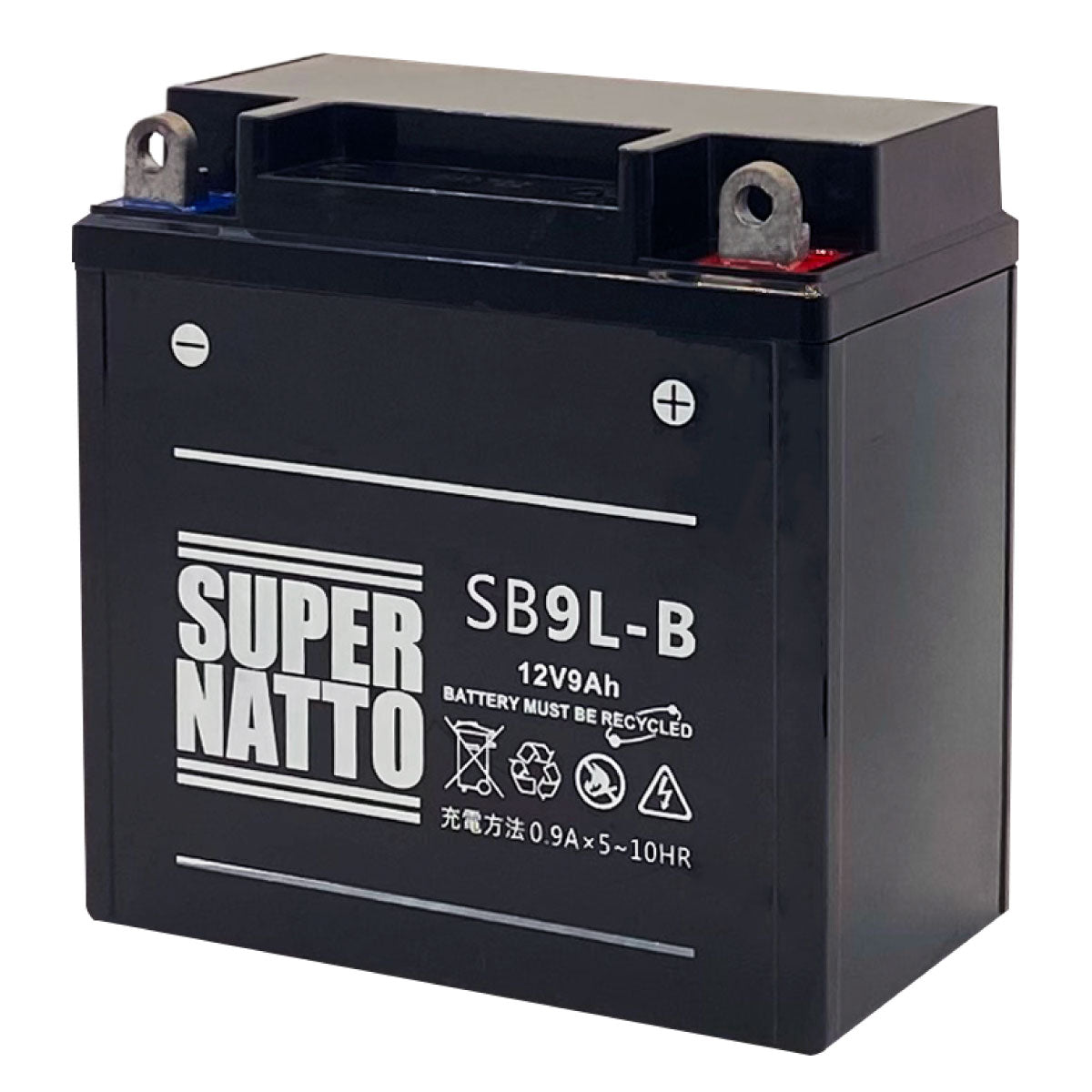スーパーナット SB9L-B （シールド型） バイク用バッテリー