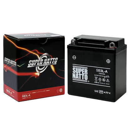 スーパーナット SB3L-A （シールド型） バイク用バッテリー