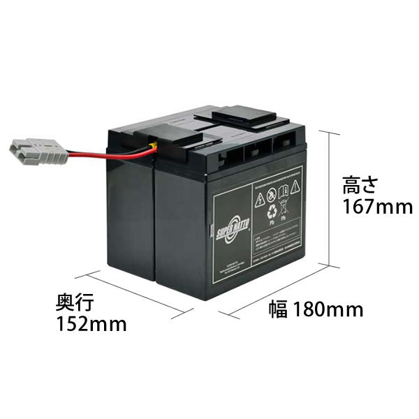【未使用】スーパーナット UPS用バッテリーキット RBC11J-S (RBC11J互換) Smart-UPS2200/Smart-UPS3000対応
