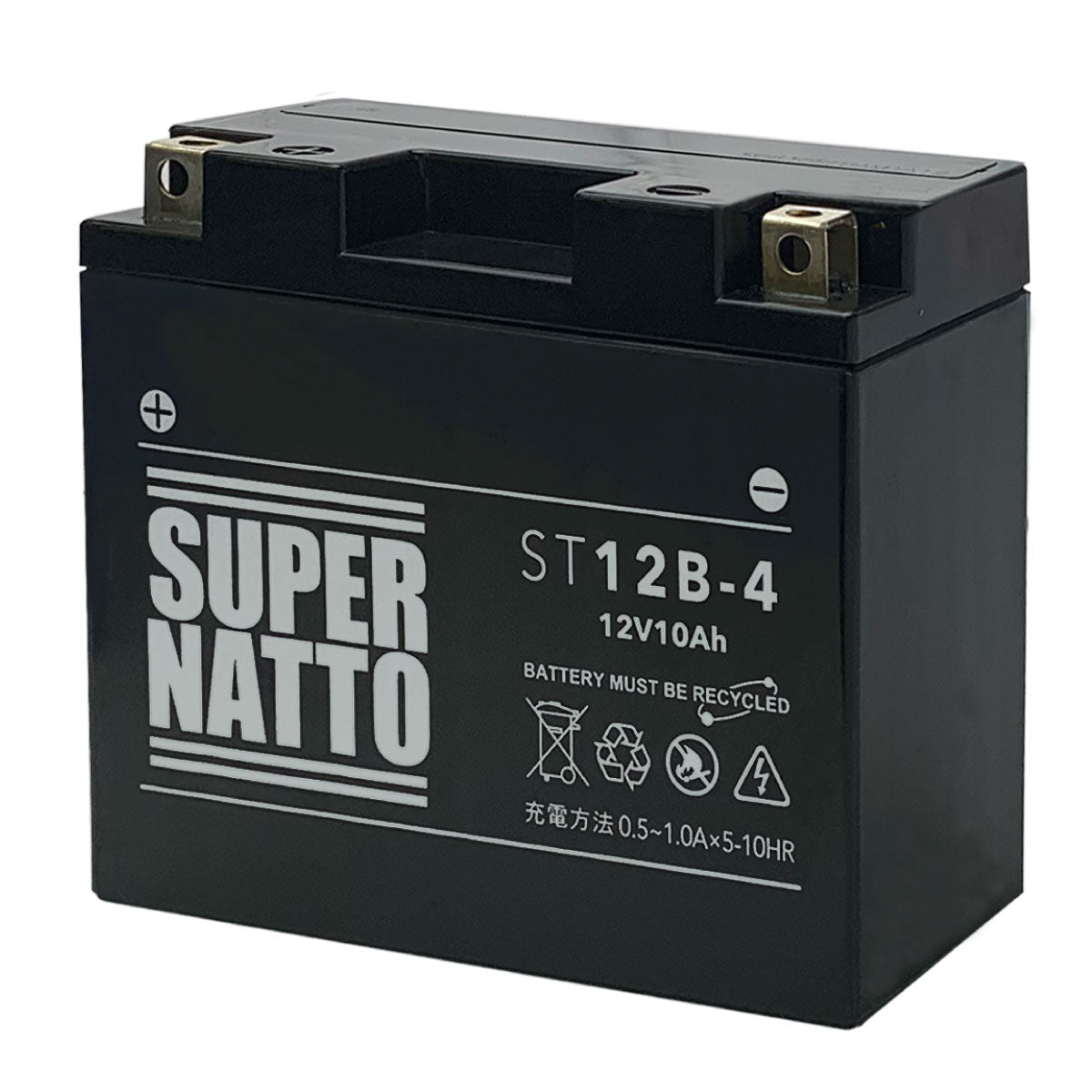 スーパーナット ST12B-4 （シールド型） バイク用バッテリー