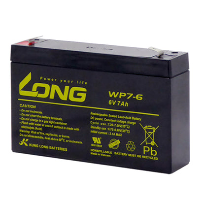 LONG WP7-6 サイクルバッテリー